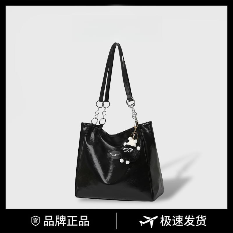Premium handbag women's 2025 new trendy retro versatile niche shoulder fashion commuter tote bag