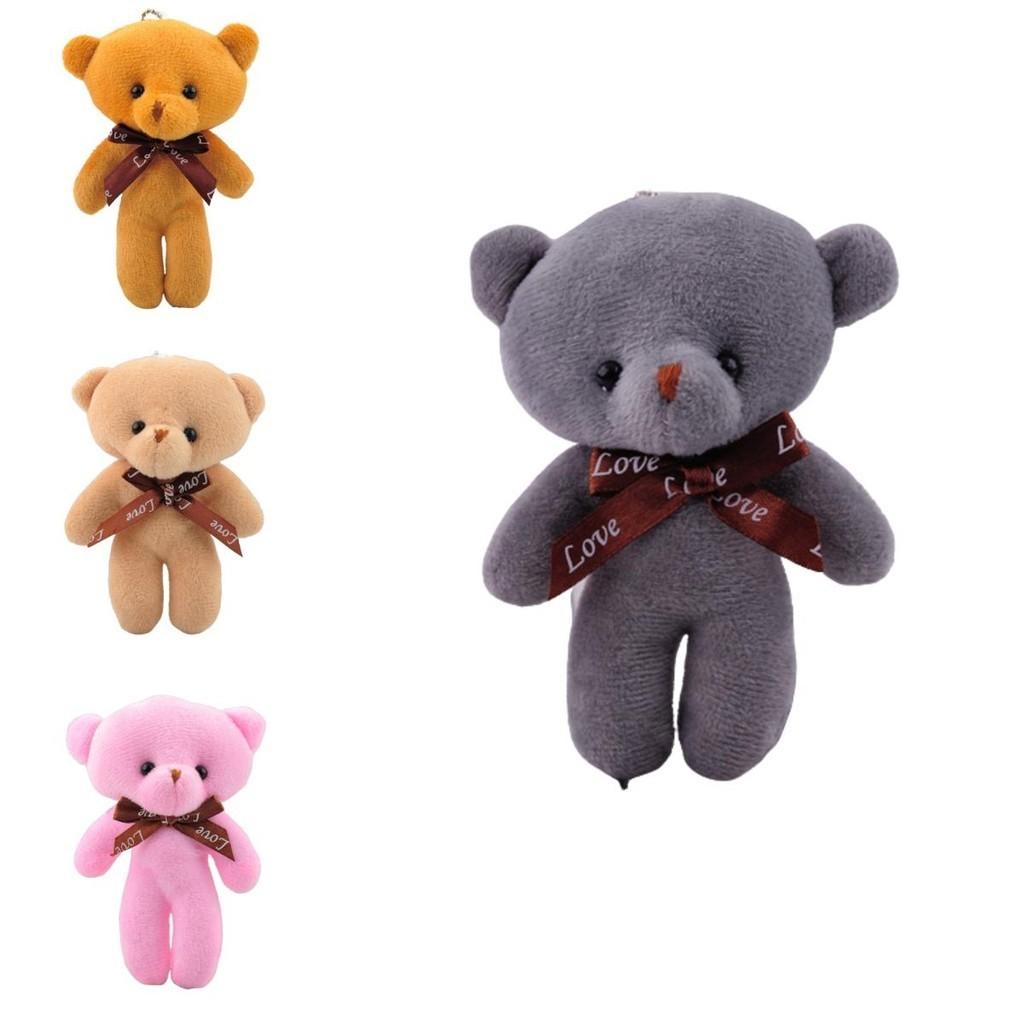 Adorable Plush Teddy Bear Keychain Pendant For Girlfriend Or Kids