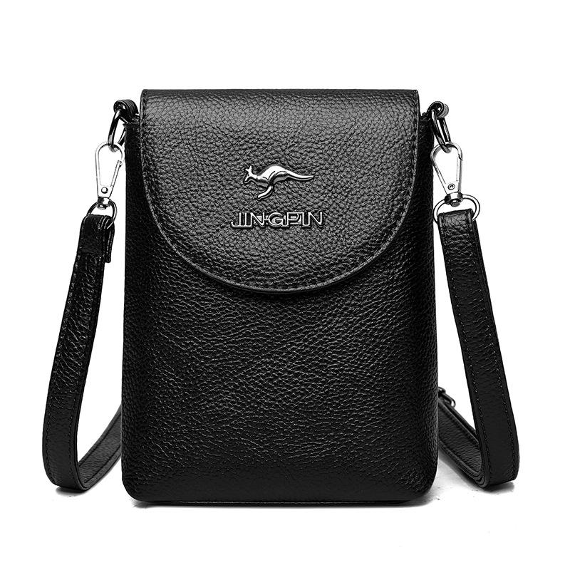 Bag Women's New Versatile Multi-layer Shoulder Mobile Phone Bag Fashionable and Simple Flow Change Key Bag