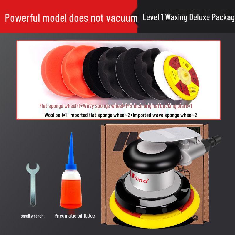 Handheld Air Grinder: Pneumatic Sandpaper Machine for Dry Grinding, Car Waxing & Polishing