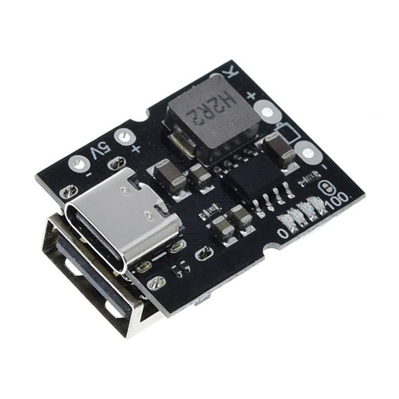 B03B-Type-C USB 5V 2A Boost Converter Step-Up Power Module Lithium Battery Charging Protection Board DIY Charger