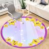 1pc Star Decor Chair Carpet for Office, Soft Comfortable Mat For Office, Living Room, Bedroom, Machine Washable Carpet yy251112163
