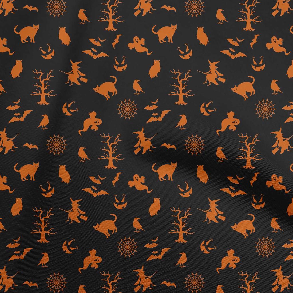 oneOone Cotton Flex Dusty Green Fabric Halloween Diy Clothing Quilting Fabric Print Fabric By Yard 40 Inch