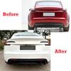 3 Stück/Set Automobil Heckstoßstangenlippe Diffusor Spoiler Splitter Schutz für Tesla Model 3 2025+ Auto-Modifikations Teile