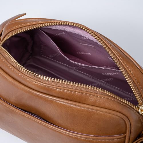 Jill Stuart Pecot Shoulder Bag with Ribbon Design, Feminine and Vintage Style, JSLH5ES1, Camel, Women's