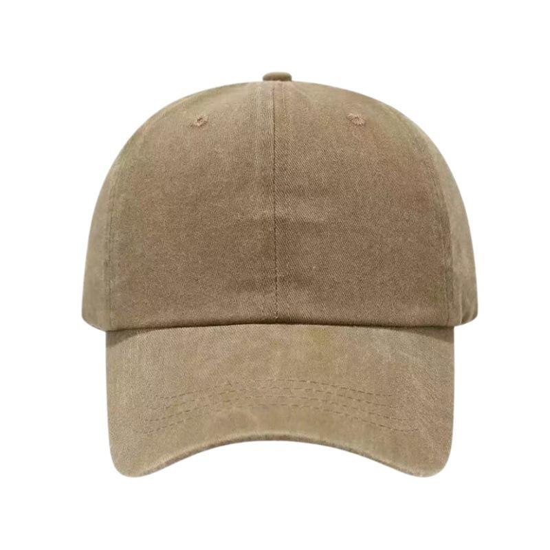 Printed Dad Hat Washed Distressed Baseball Cap Soft Top Peaked Cap Sun Hat