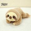 TV Watching Plush Toy Cute Sloth Seal Doll, Soft Stuffed Animal, Hippo Turtle Panda Elephant Particle Base Raccoon Fox Plushie for Desk Car,