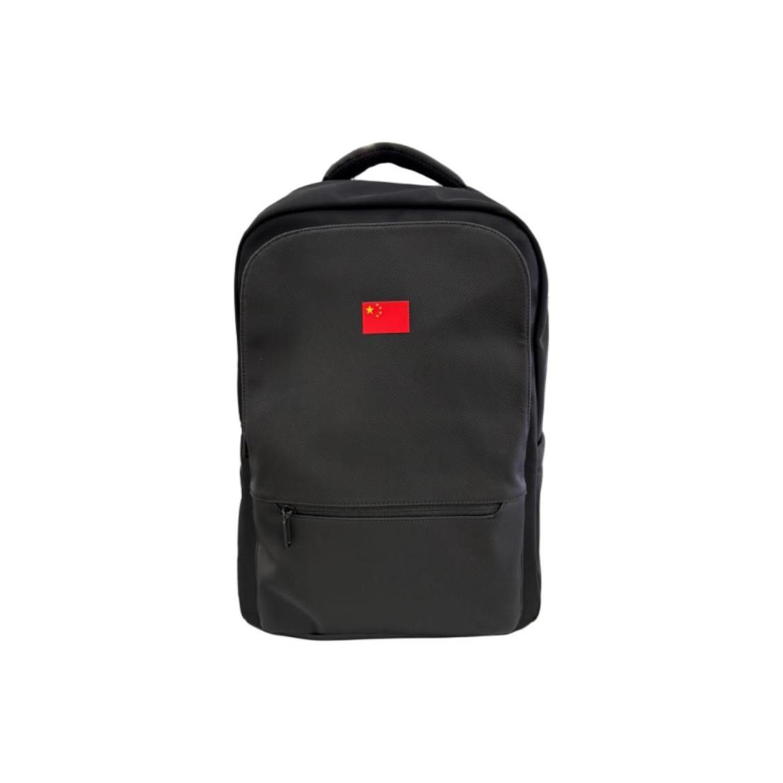 Anta Portable Synthetic Leather Backpack Unisex Backpacks Basic-Black 192440157-1 Basic Black