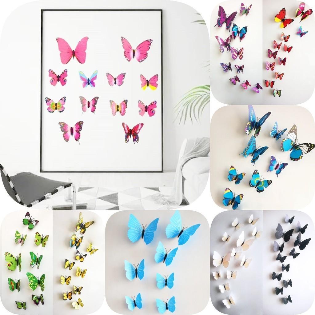 Realistic 9cm Butterfly 3d Home Decor Modern Minimalist Style Refrigerator Magnet