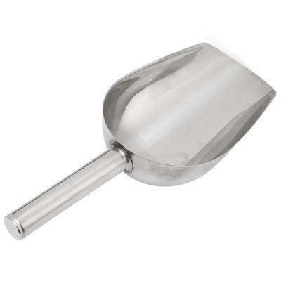Stainless Steel Pet Food Scoop Food Grade Smooth Edge Cat Food Scoop Polished Surface Durable Dog Food Scoop Pet Food Storage