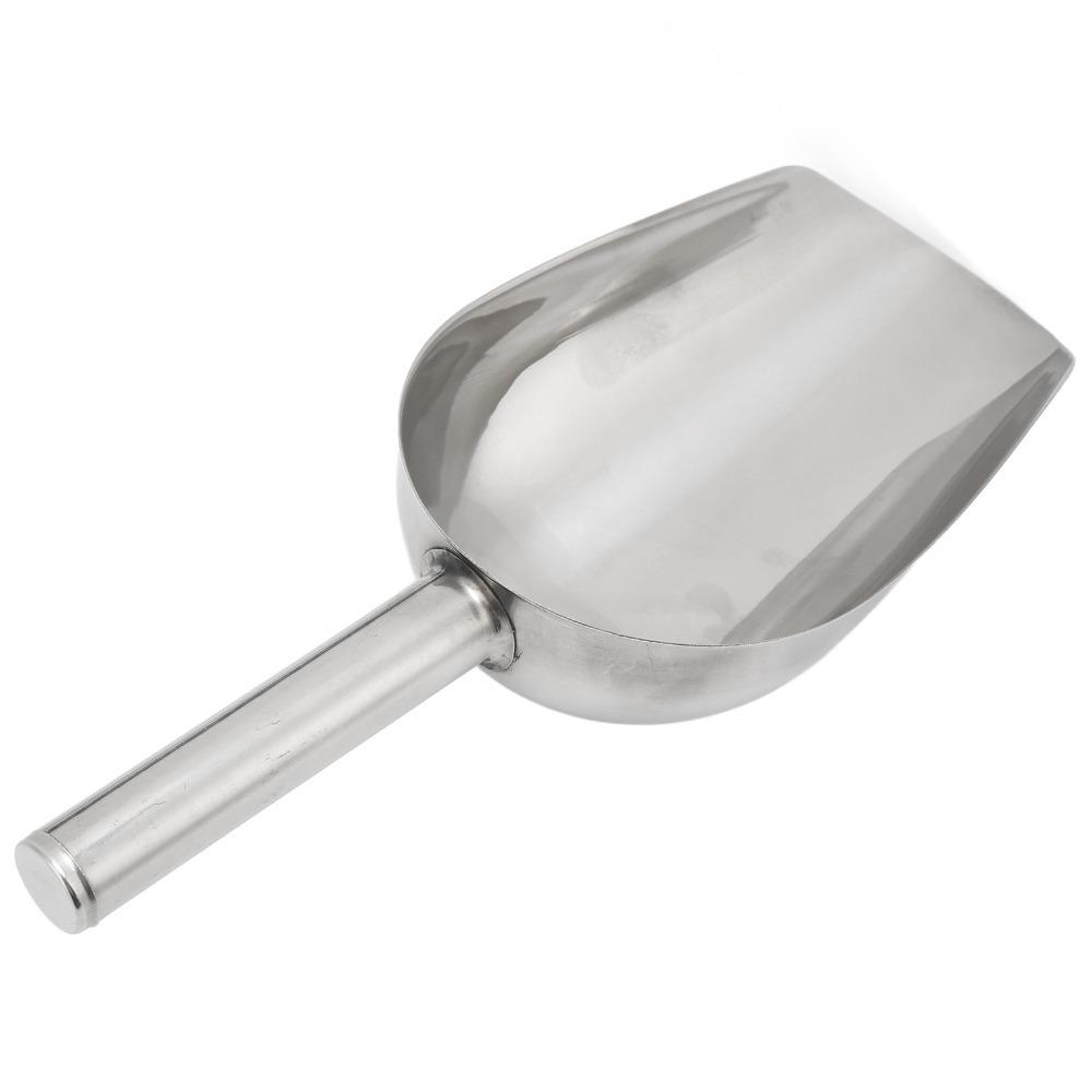 Food Grade Dog Food Scoop Stainless Steel Cat Food Scoop Stainless Steel Scoop  Dog Feeding 10 Inch Medium Scoop