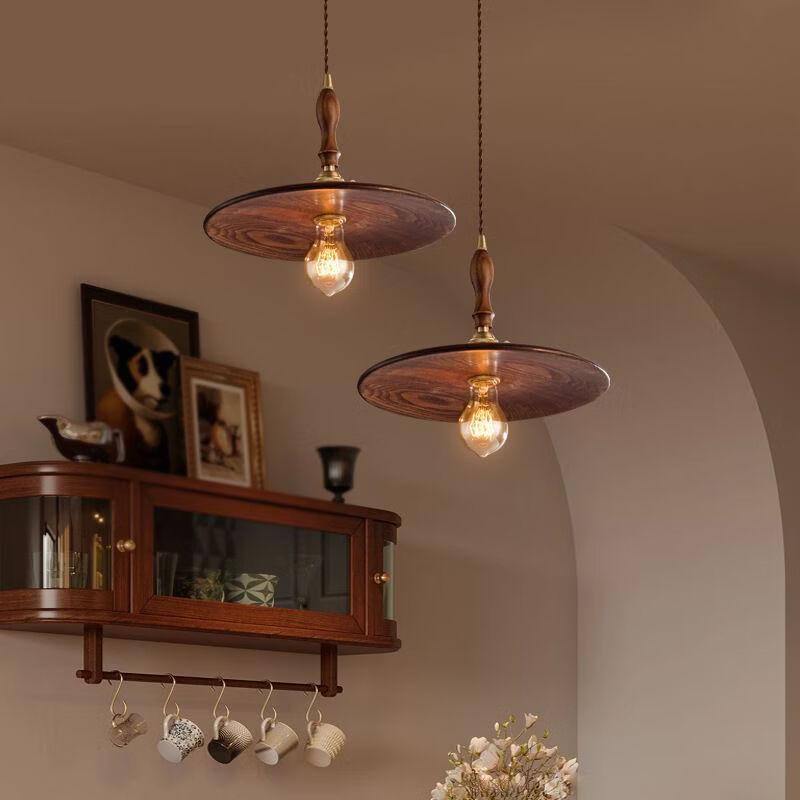Oeny Japanese Style Solid Wood Chandelier