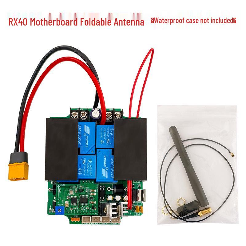 RX40E Remote Control Trawling Boat Mainboard, 12V-30V, 40A, 500m Range, Gyroscope, Brushed Motor