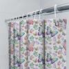 Butterfly Watercolor Shower Curtain Decorative Printed Fabric 3D Waterproof Bathroom Decor Home Decoration Set for Bathing Room