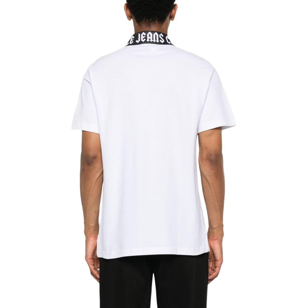 Versace Jeans Couture Logobrush-collar polo shirt 77GAGT05-CJ01T-003