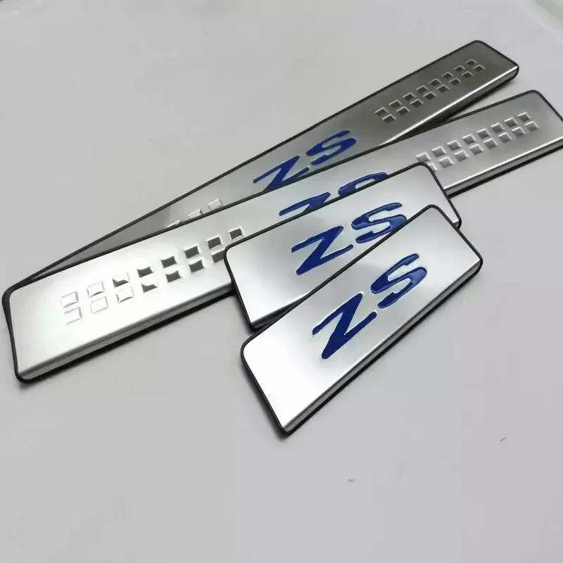 Car Original Threshold Stainless Steel Stickers For MG ZS   Protector Door Sill Scuff Plate Guard Trim Accessories 2024