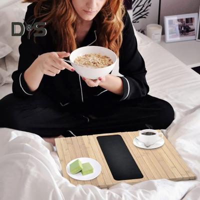 Bandeja de madera para reposabrazos de sofá, antideslizante, resistente, multifunción, rectangular, plegable, organizador de almacenamiento para tazas de café, bebidas y aperitivos