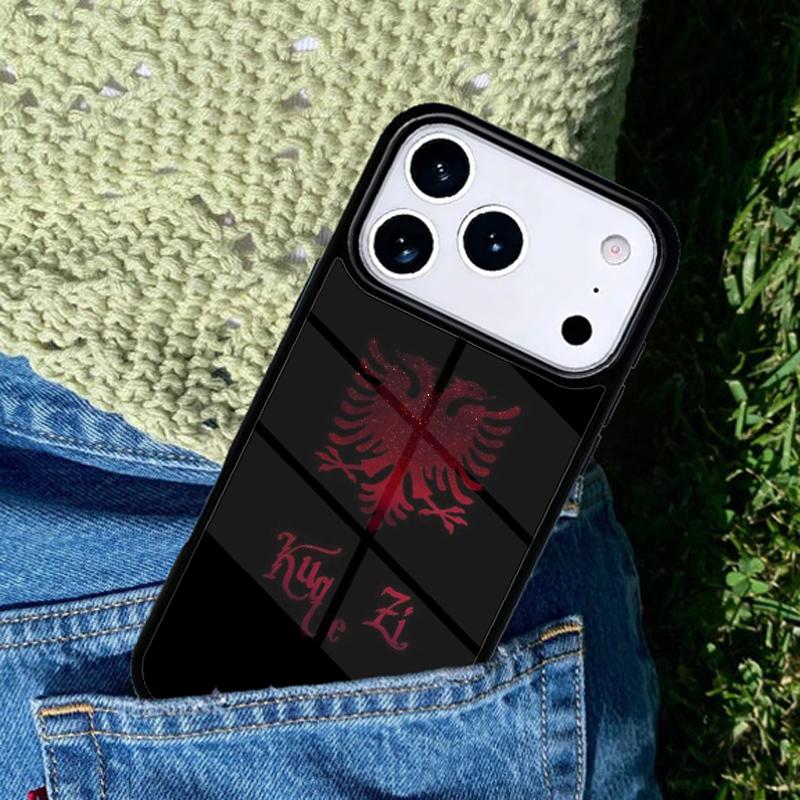 Albania Passport Soft Phone Case Cover for IPhone 11 12 13 14 15 16e 17 Pro Max Coque for IPhone 17 Air