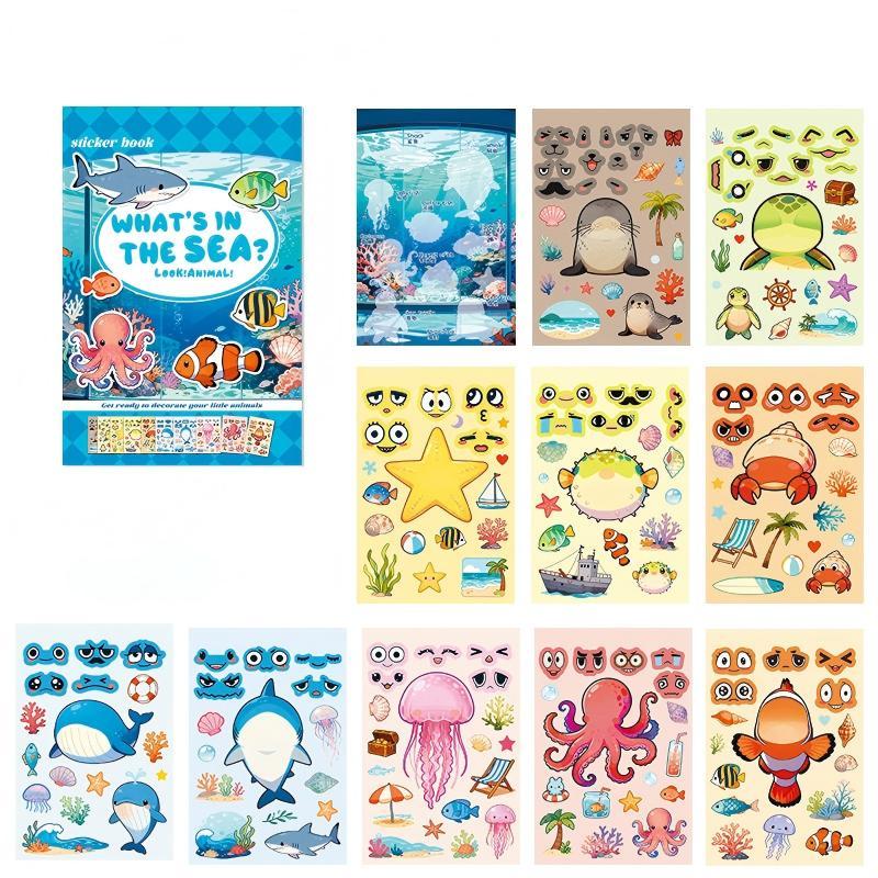 

New New Sticker Books For ToddlersCartoon Farm Stationery Stickers Puzzle Children s Sticker Book Reusable Sticker Book