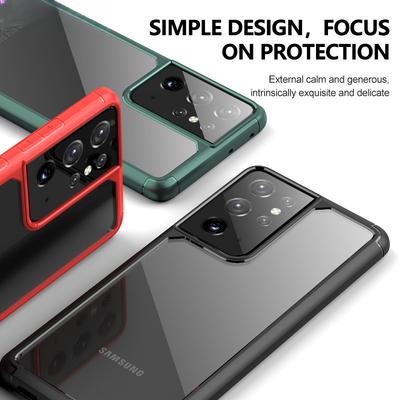 Suitable for Samsung S21 Mobile Phone Case Transparent Samsung S21+ Protective Case Airbag Anti-fall 21ultra Case