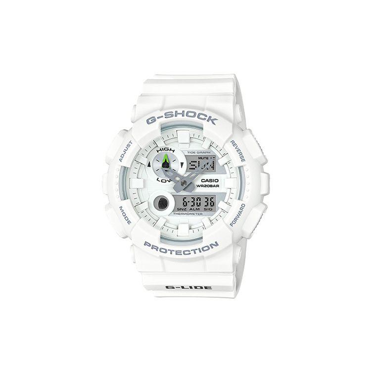 

Casio G-Shock G-Lide Series Fashion Waterproof Trendy Multifunction Sports Watch Quartz Movement Resin Strap Men watches White GAX-100A-7APR Regular Watch Box,White