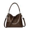Hochwertige Damen Umhängetasche aus weichem Leder, Retro-Arbeitstasche, Schultertasche, Elegante Tasche mit großem Fassungsvermögen