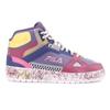Fila Fusion Teratach Dämpfung Mid-Top Retro Basketballschuhe Damen Sneaker Blau Lila T12W131205FCD