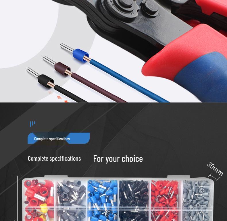 HSC8 6-4A Self-Adjusting Crimping Pliers for VE Tubes & Pin Terminals, 0.25-10mm²