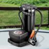 Foot Pedal Portable Pump with Gauge Foot-Activated Floor Pump High  Car Basketball Inflator for Electric Car Motorbike