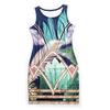 Source Summer Women's Printed Dress Sleeveless Dress Tide