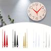 For DIY Clock Craft Clock Hands Clock Needle Metal Clock Needle Watch Accessories 5set Aluminum Black Silver Making Clock