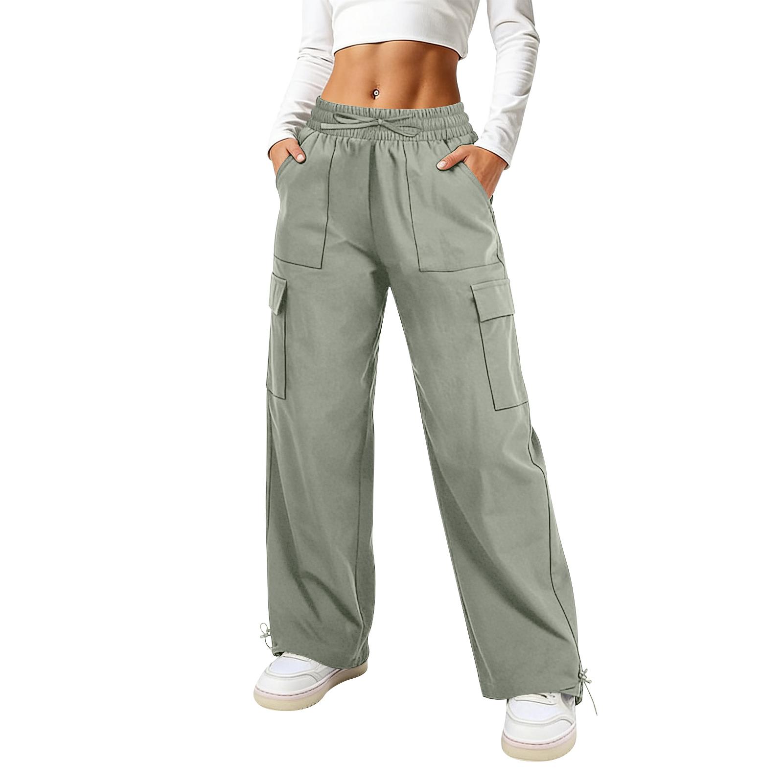 

Women’s Loose Casual Pants – Quick-Dry Cargo Pants With Drawstring XXL