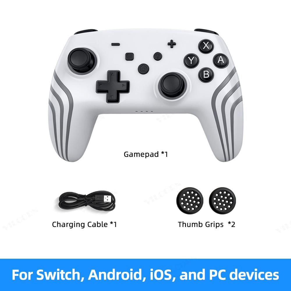

Wireless Game Controller for NS Switch Lite RGB Gamepad with Six Axis Gyro Sensor 3D Joystick For PC Game Accessories