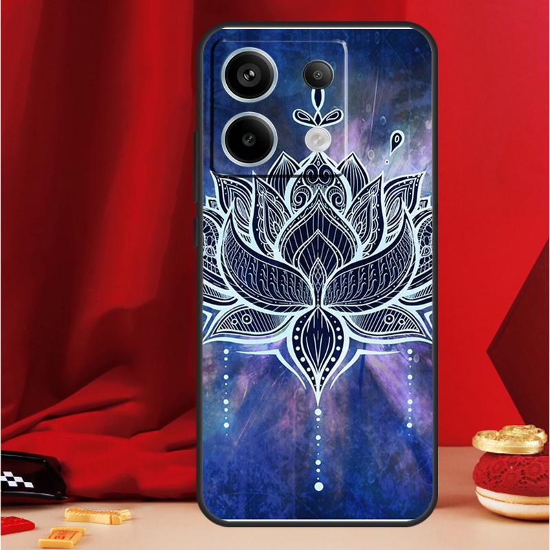 Mandala Pattern Case For Xiaomi Redmi Note 14 12 11 10 13 15 Pro Plus Redmi 15 13 10C 12C 13C 14C 15C Funda