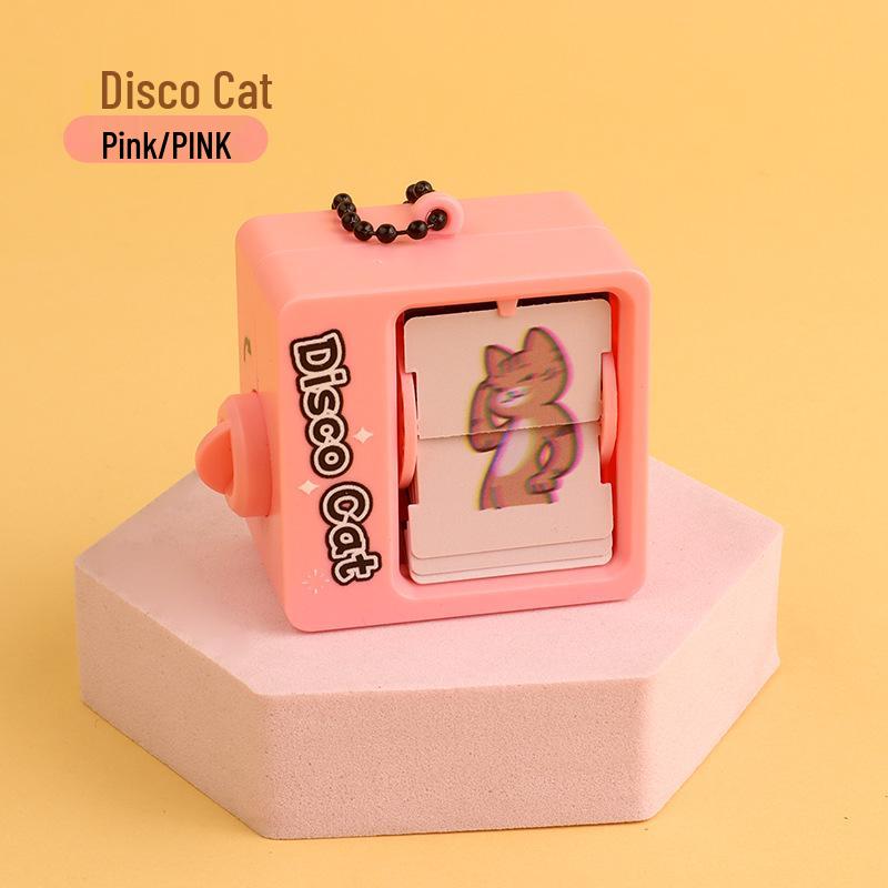 Capybara Flipbook Keychain: Novelty Decompression Toy Pendant