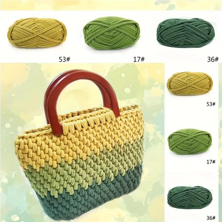 

DIY Knitting Crochet Kit Woven Handbag Making Kit for Teens, Girls, Beginners Perfect for Crafting and Gifting