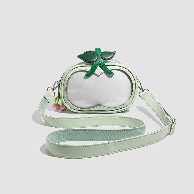 

Милая Сладкая Маленький аппетит Сумка для боли Пшенная сумка Одноплечная Сумка кроссбоди зелёный