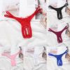 Women Solid Gstring Opening Crotch Thong Panties Brief Lingerie Underwear Sexy