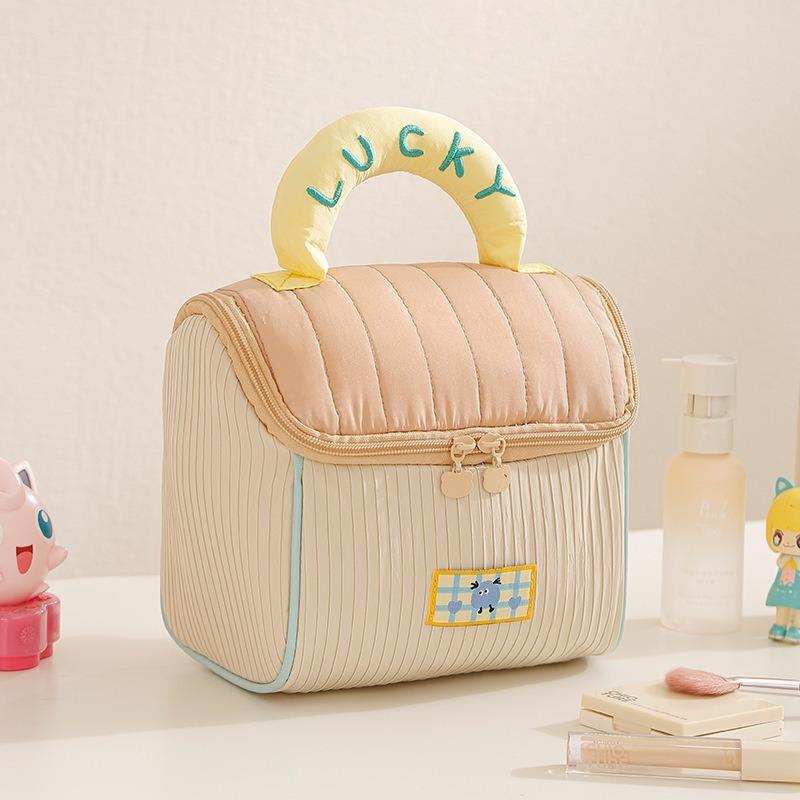 Cute Cottage Trendy News - Favorite Cloud - Feel Cosmetic Bag Travel Bag Soft Cute Portable Storage Bag Large - Capacity Household Storage Bag