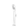 1010 Stainless Steel Long Handle Fork: Ideal for Dining, Cake, Dessert, and Fruit. Customizable with Logo Printing.