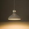 Pendant Light, E26, White, Bulb Sold Separately, LT-YN126AW-W, 06-1465