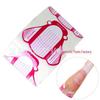 Nail Art Fly Paper Holder: Horseshoe & Airplane Shapes for Crystal Nail Extensions and Stickers.