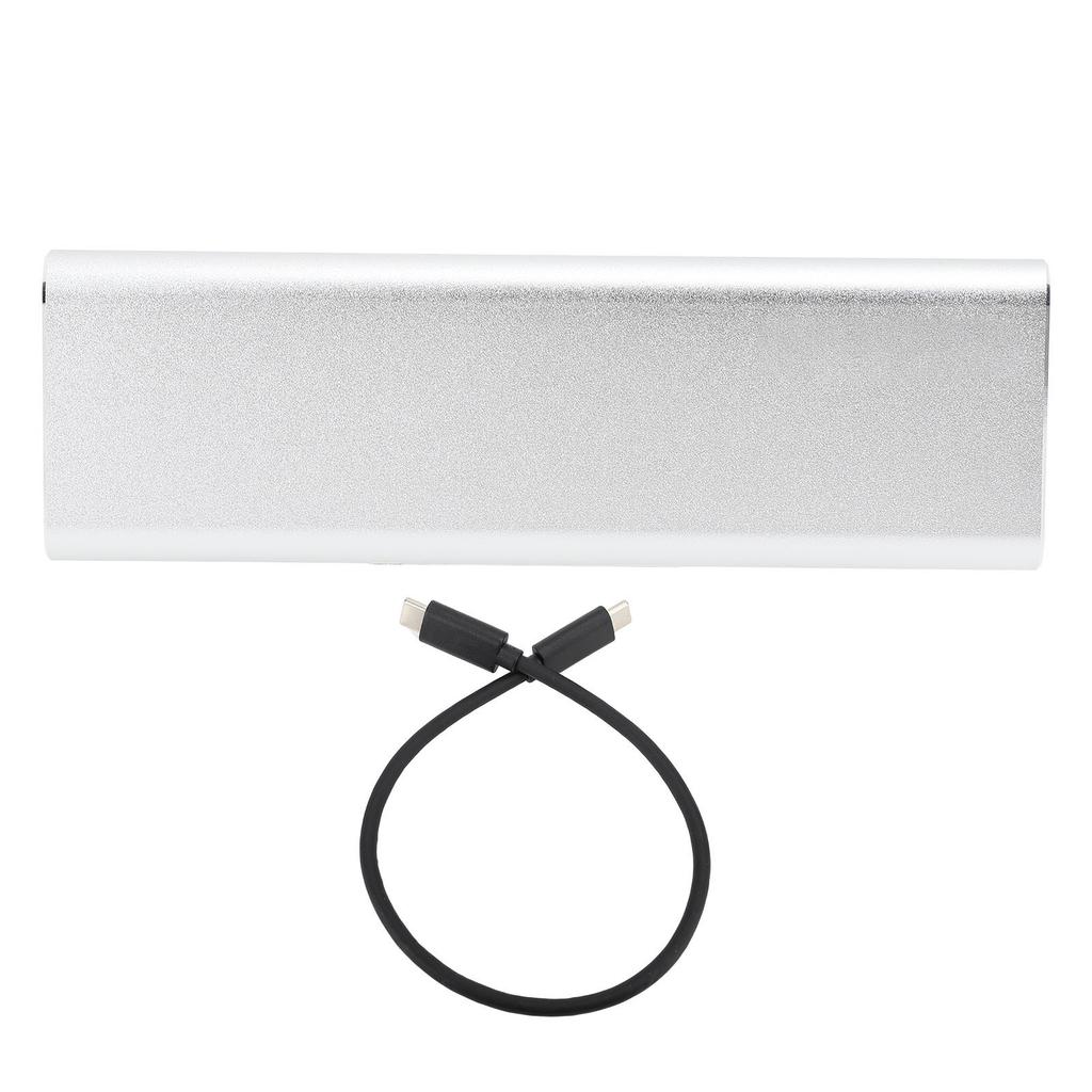 M.2 NGFF SSD Hard Drive Enclosure B Key USB3.1 Type C 10Gbps High Speed Transmission Metal Solid