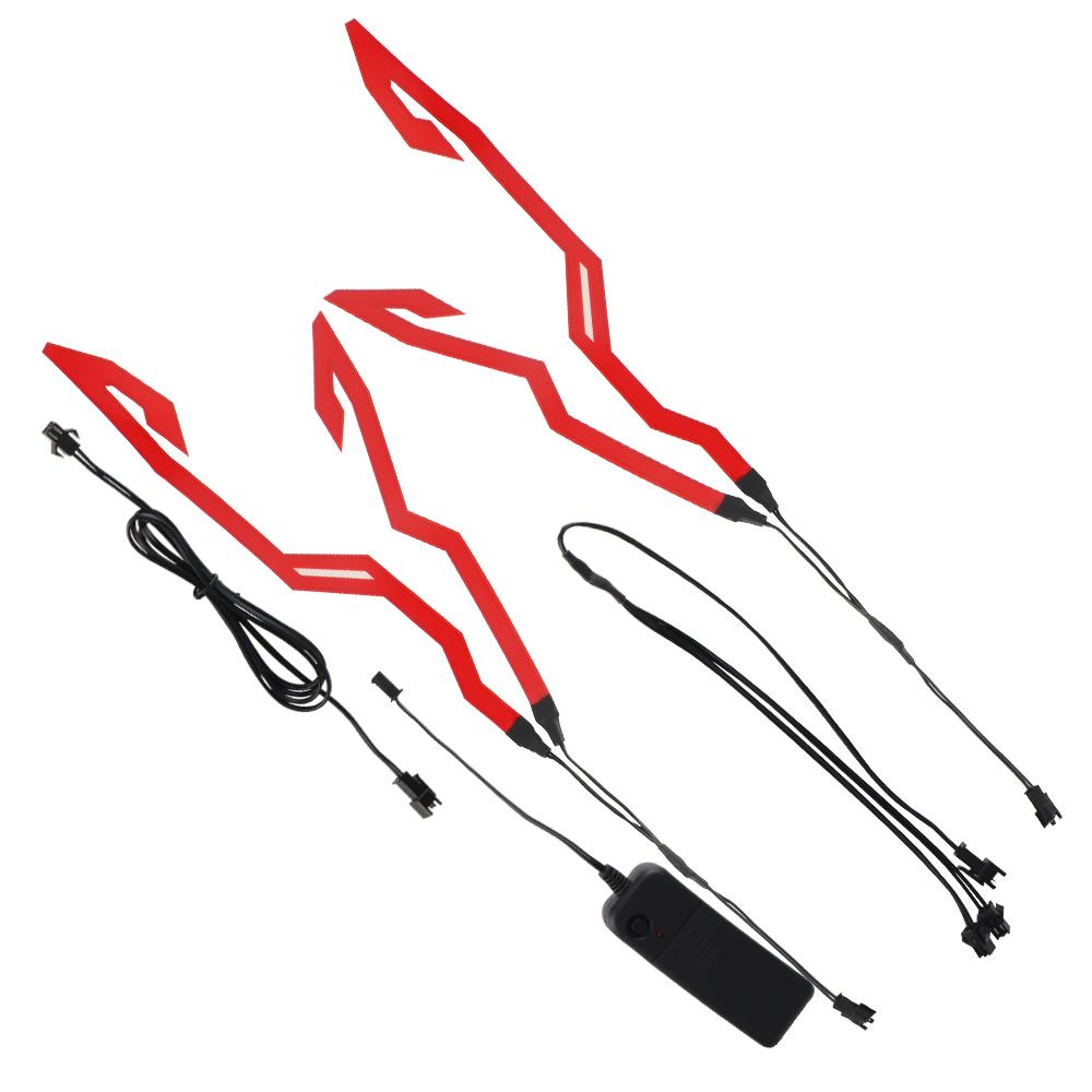 

Ночной свет Холодный свет Полоса Мотоциклетный шлем Светодиодный фонарь Водонепроницаемый велосипедный Предупреждающие огни Наклейка Мигалка Аксессуары для шлема Ремонт Red