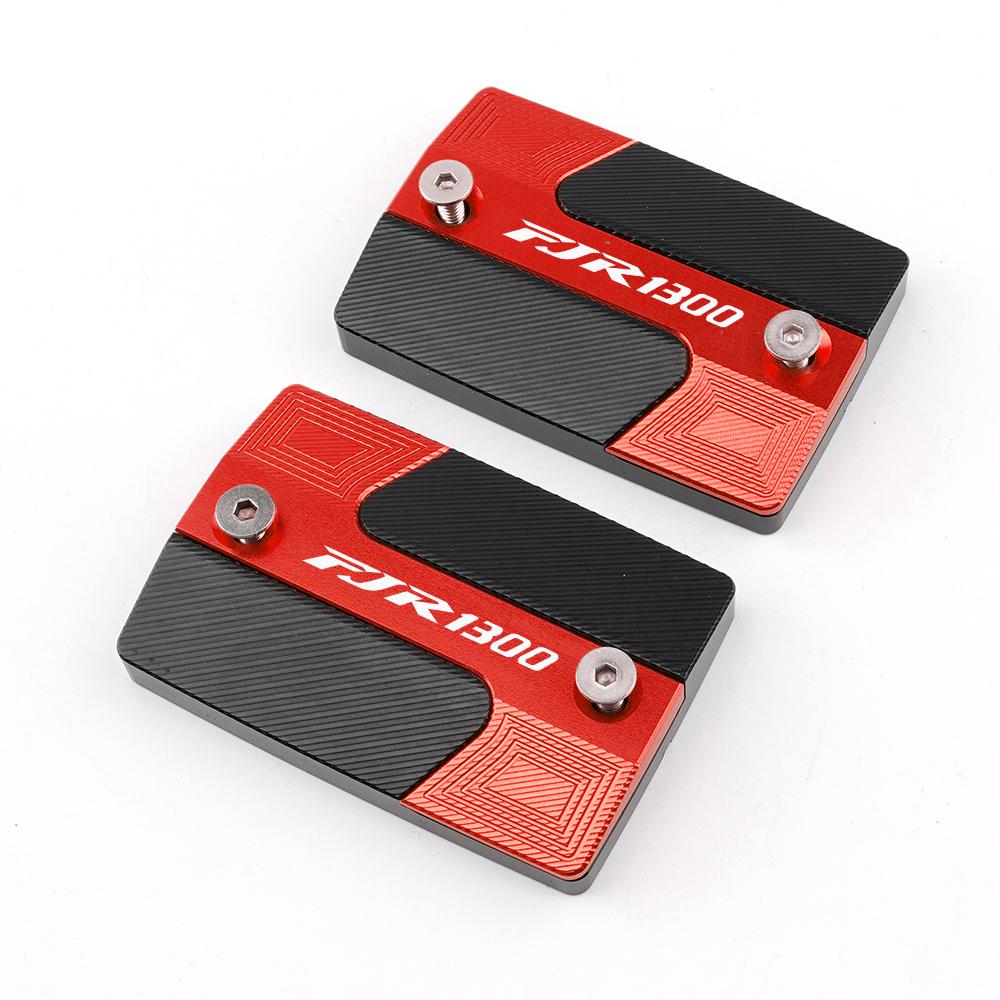 New Motorcycle Accessories For YAMAHA FJR1300 FJR 1300 2004-2014 CNC Aluminum Front Brake Fluid Fuel Reservoir Tank Cap