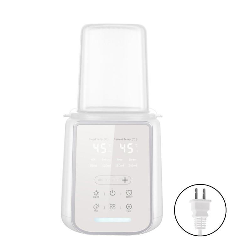 

Multifunctional Bottle Warmer with Timer & Night Light Fast Heating Bottle Warmer for Milk Formula Automatic Shut Offs 1