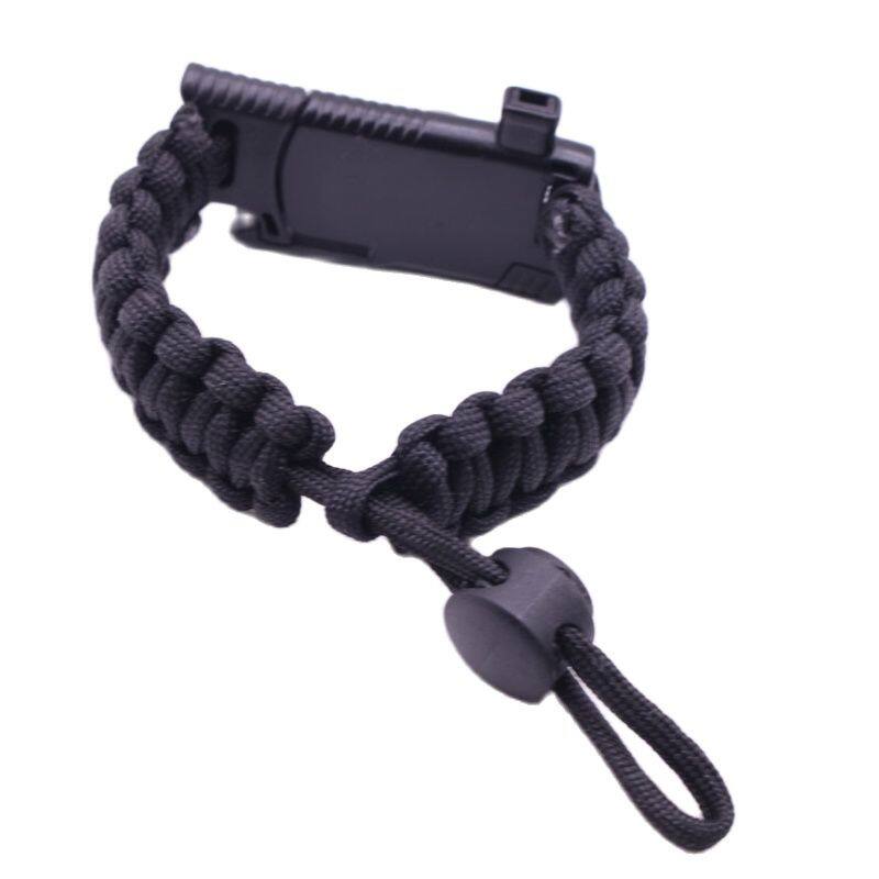 Outdoor Survival Tools Paracord Whistle Compass