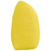 Back Cushion Light Yellow 160 x 24 x 50 cm Fabric