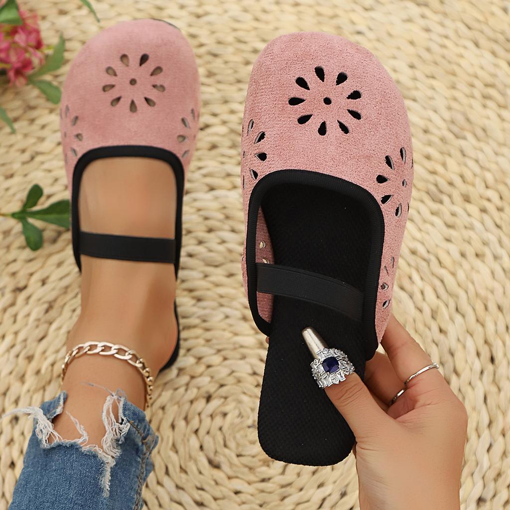 Fashion Women Slippers Summer 2025 New Fashion Outdoor Shoes Half Packed Soft Bottom Retro Sandals Casual Comfortable Shoes for Women