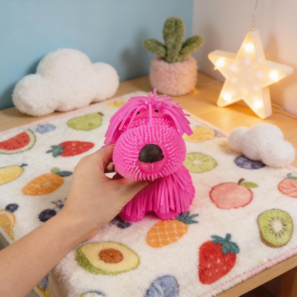Long-Haired Dog Slow- Toy For Stress Relief, Suitable As A Children's Gift. Four Colors, One Color Randomly.